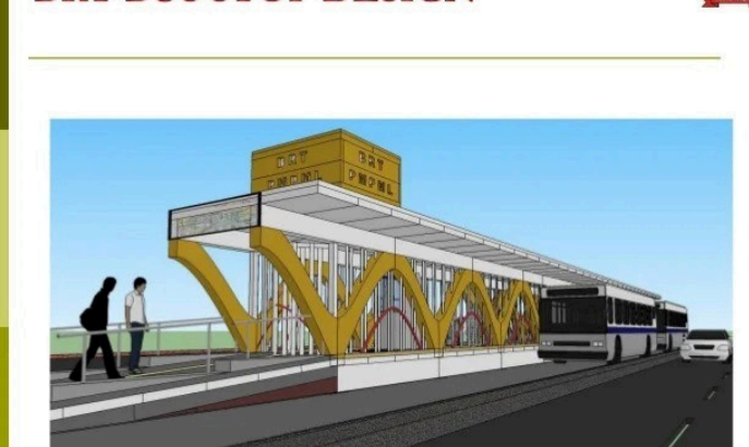 Elevated Bus Station at JRD Tata Flyover images