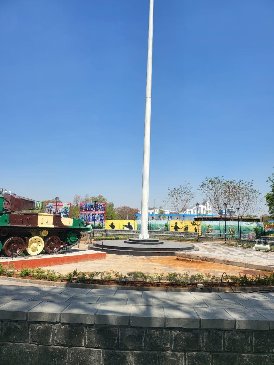 Rakshak chouk flag